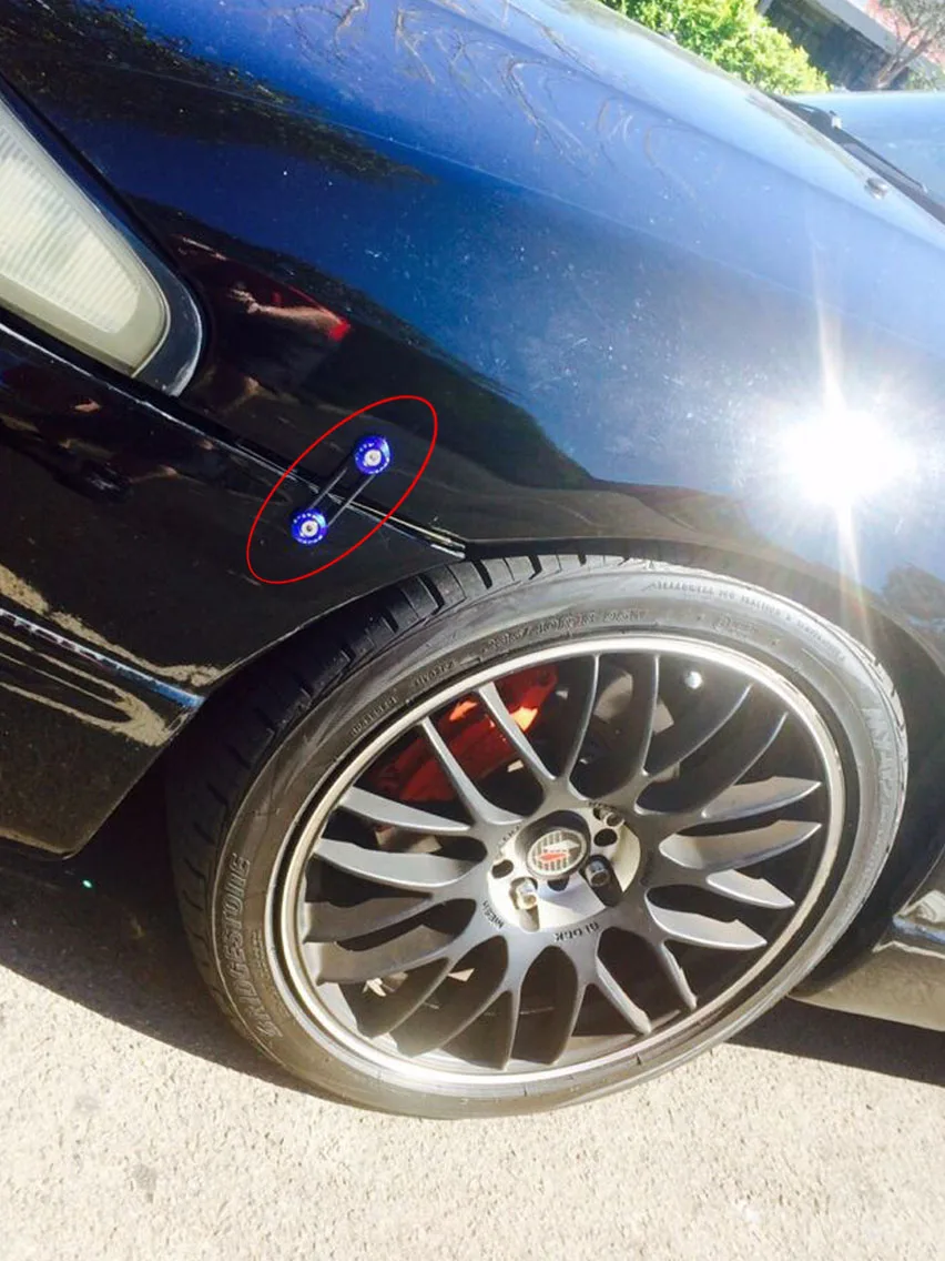 GRT JDM Стиль Алюминий бампер Quick Release Крепеж шайба увеличенная для Honda Civic Integra и