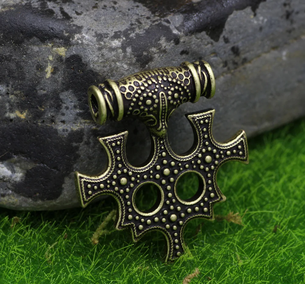 Youe shone кожаное колье с кулоном в стиле викингов Thors Hammer Viking cross Mjolnir Hiddensee