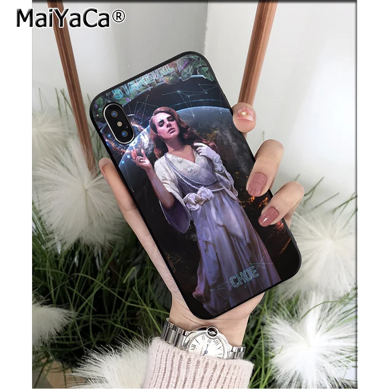 Высококачественный чехол для телефона MaiYaCa Singer lana del rey iPhone 5 5Sx 6 7 7plus 8 8Plus X XS MAX XR |