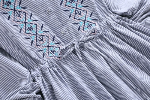 Mori girl robe Femme 2019 весенне-осеннее винтажное платье с завязками на талии женские