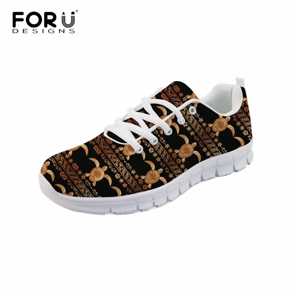 FORUDESIGNS/женские легкие кроссовки на плоской подошве с принтом подсолнуха; Повседневная Удобная дышащая обувь для девочек; весенняя обувь на шнуровке - Цвет: Z4529AQ