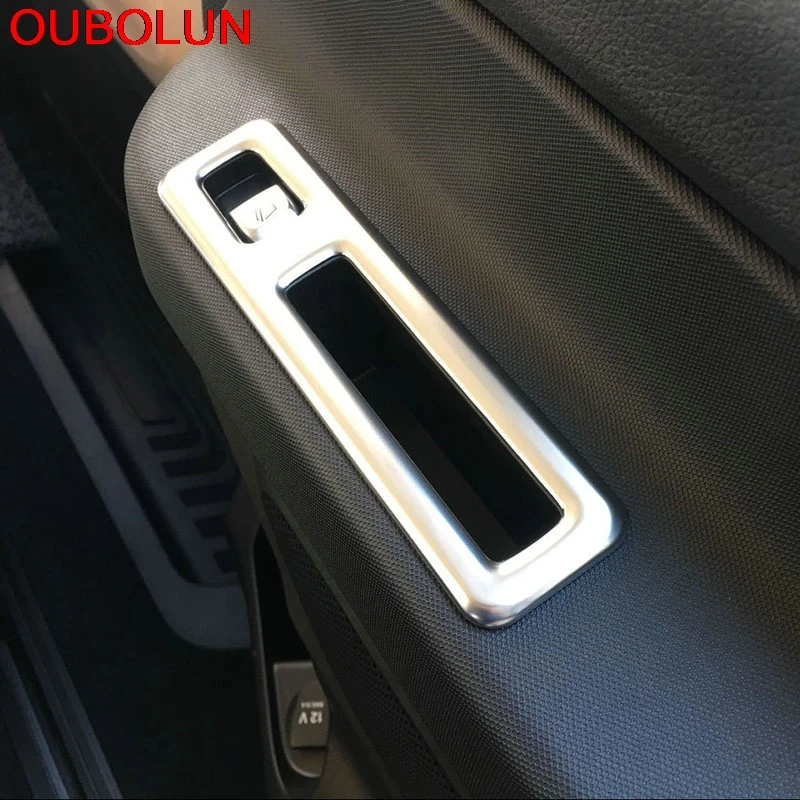 Для Мерседес-Бенц ВИТО 2016 Декоративная полоска панели выключателя кнопки регулировки окна интерьера из АБС пластика с хромированной отделкой наклейки на пластине.