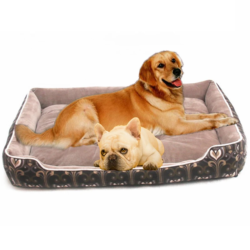 Новая весенняя большая корзина для собак с принтом маленькая кровать диваны