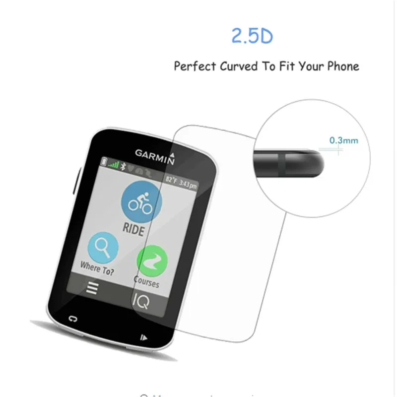 1/Новый 2 предмета закаленное Стекло для Garmin edge 510/520/820/1000/1030/130/520 плюс GPS
