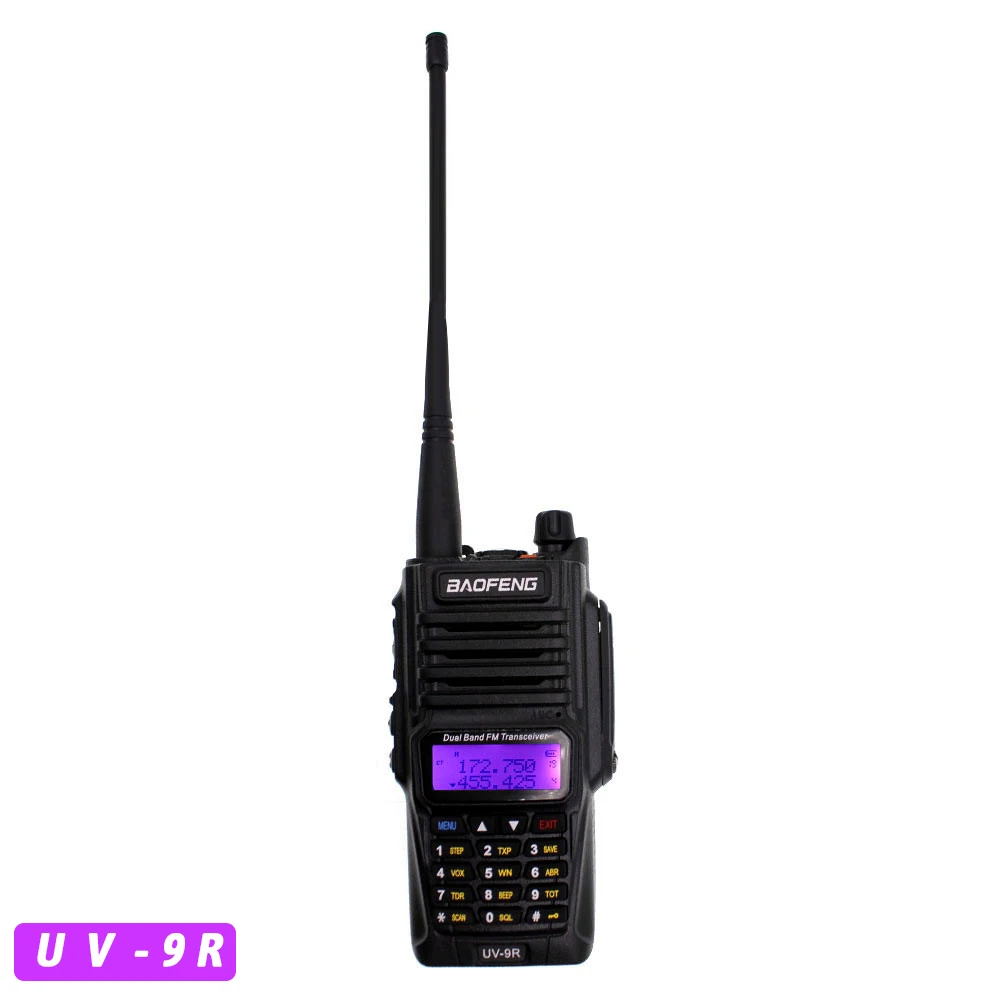 Двухдиапазонная UV 9R Baofeng водонепроницаемая Пыленепроницаемая двухканальная