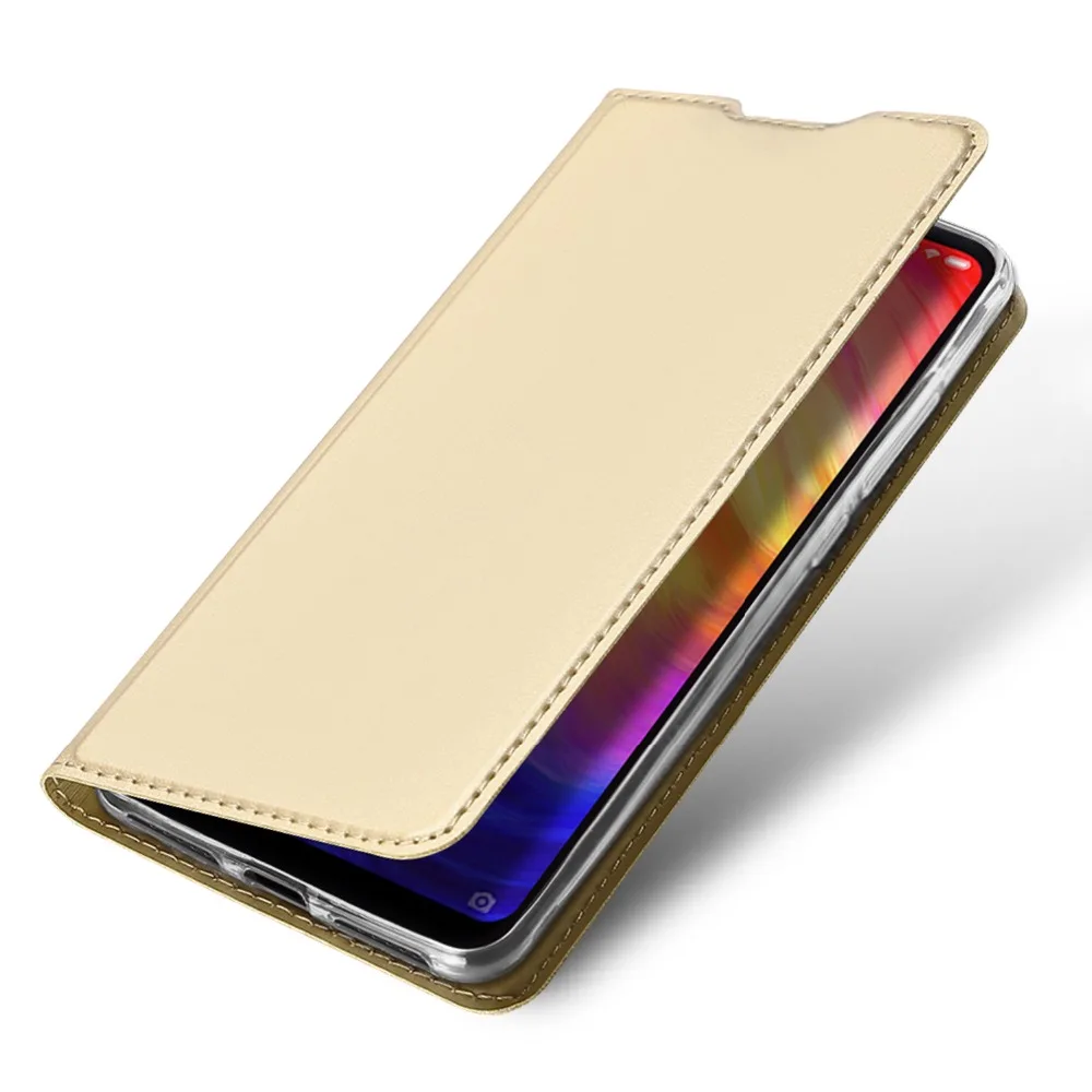 Для Xiaomi Redmi Note 7 чехол роскошный Магнитный Флип PU кожаный для Coque защитный
