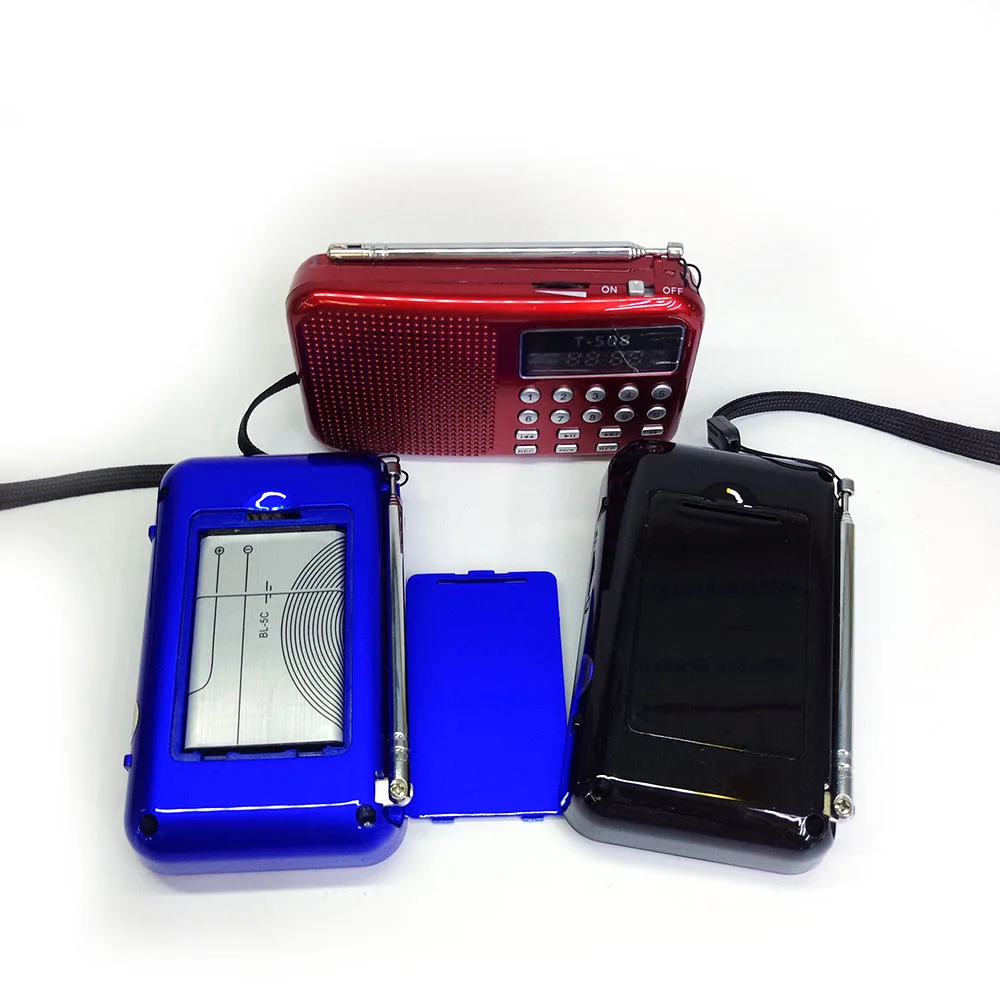 Портативный fm-радио динамик мини приемник с стерео громкий Поддержка FM USB Micro TF
