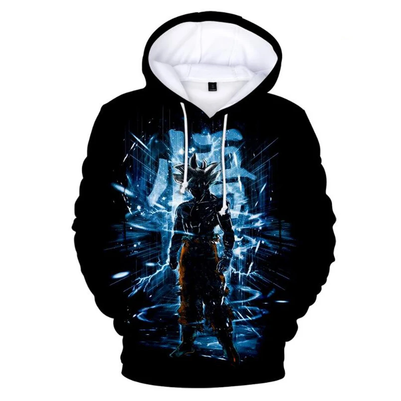Anime Hoodie Dragon Ball Z Pocket Hooded Sweatshirt Kid Goku 3D Hoodies Pullovers Men Women Long Sleeve Outerwear Poleron Hombre - Цвет: 004