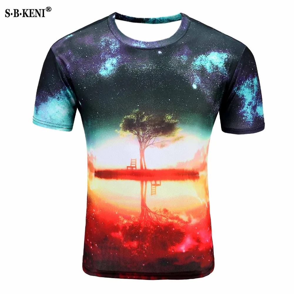 2019 New Style Men T-shirt 3d Print Zombie Clown Tshirts Poker Anime Hip Hop SLE | Мужская одежда