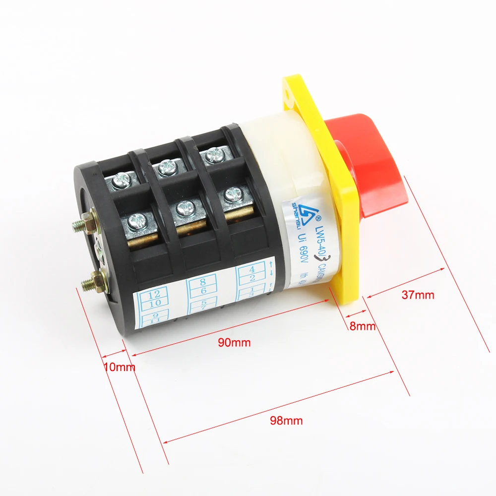 DIANQI переключающее устройство lw5 40/3 40a 500 v универсальный комбинированный