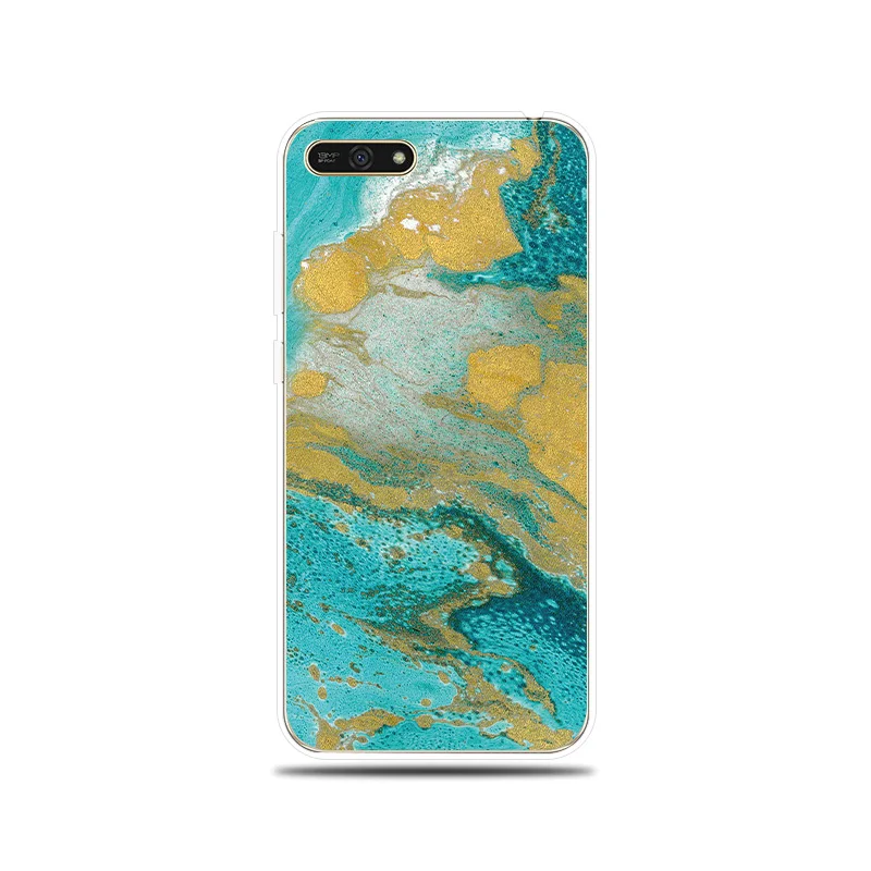 Мраморный узор силиконовый чехол для телефона Coque huawei Honor 5A 6X 7X 7A 7C 7S 8 9 Lite 10 Fundas