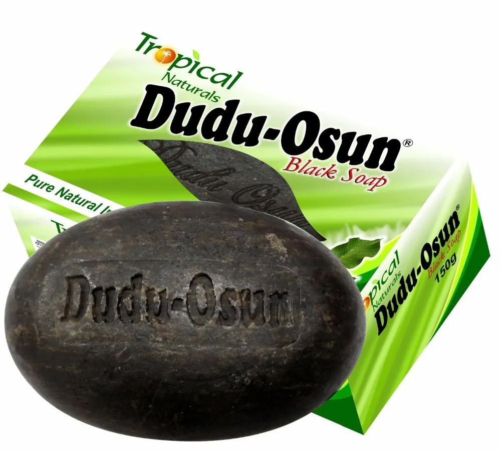 150 г Тропическое Африканское натуральное черное мыло Dudu Osun с натуральным