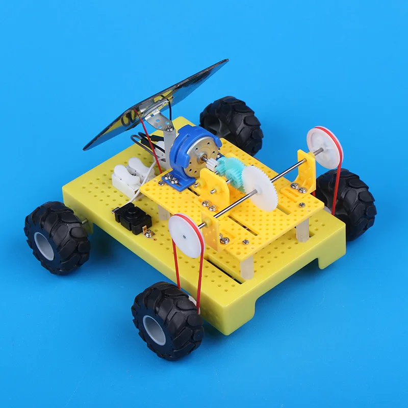 Solar Toy Car Children's Educational Science Experiments on Small Plastics Making by Hand Technology | Игрушки и хобби