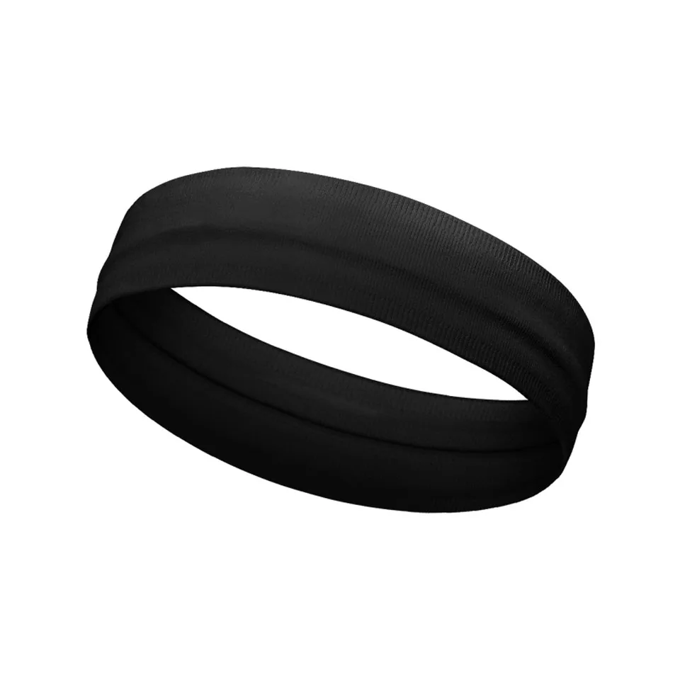 Black 1 шт., силиконовые для фитнеса, повязка на голову, спортивный Напульсник для мужчин и женщин, для баскетбола, бега, повязка на голову, повязка для волос - Цвет: Black