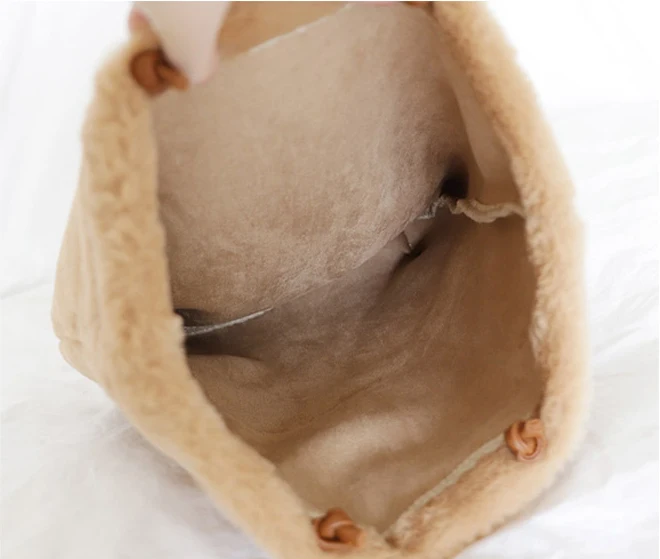 Большие сумки-тоуты из искусственного меха женская модная повседневная сумка с