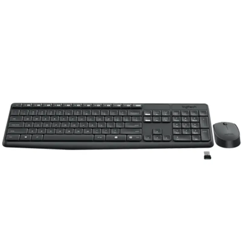 Комплект беспроводной мыши и клавиатуры Logitech MK235 | Компьютеры офис