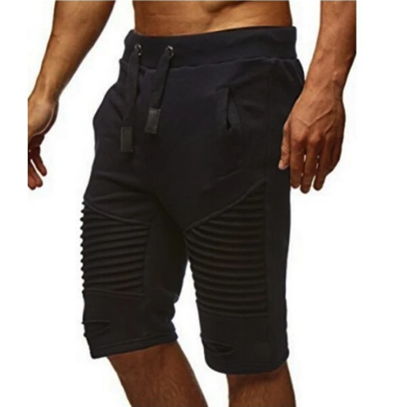 Прямая поставка мужские повседневные однотонные шорты панталоны cortos pantacourt homme