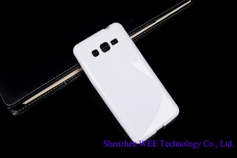 Для samsung Galaxy Grand Prime G5308 G5300 G530H G5306W G5309W G531F G530 G530W G5308W G530F G530FZ чехол из tpu с линией в форме S чехол сумка