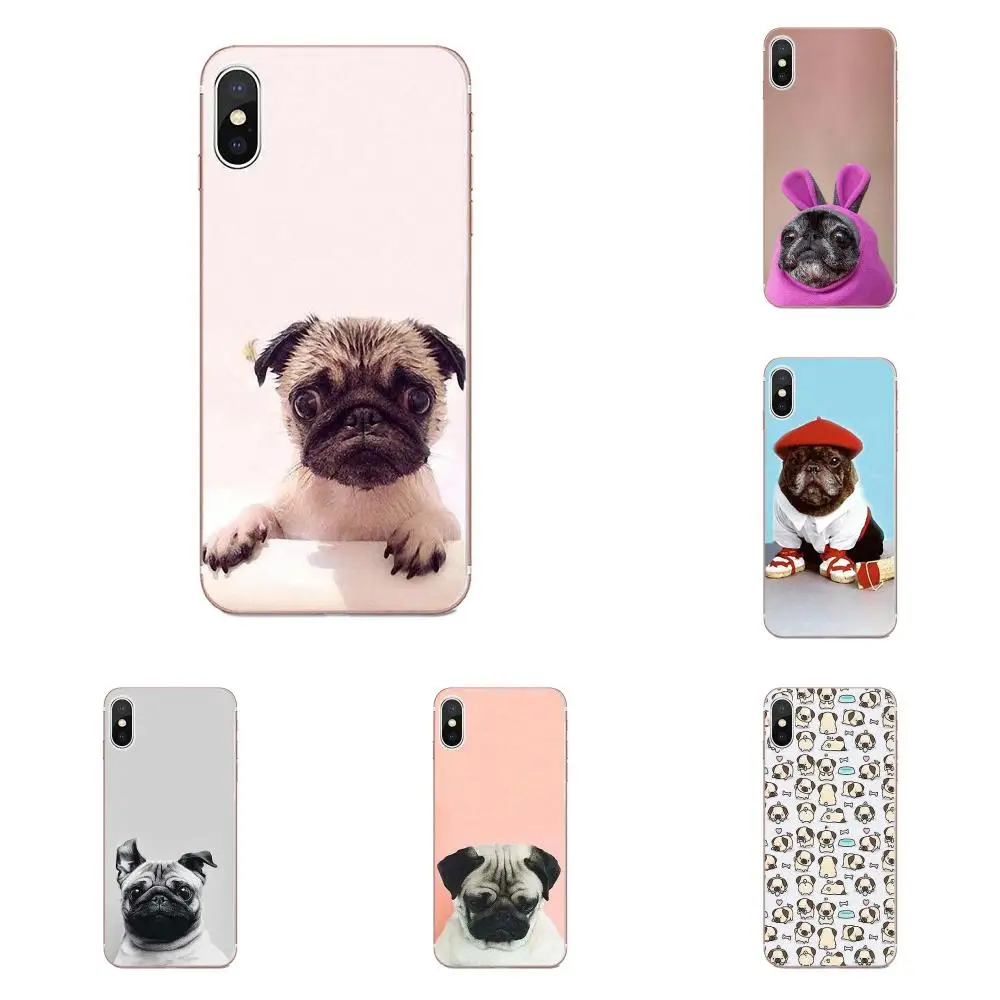 Puppies Cubs Dogs Пудель Мопс собачка для Sony Xperia Z Z1 Z2 Z3 Z4 Z5 compact Mini M2 M4 M5 T3 E3 E5 XA XA1 XZ Premium |