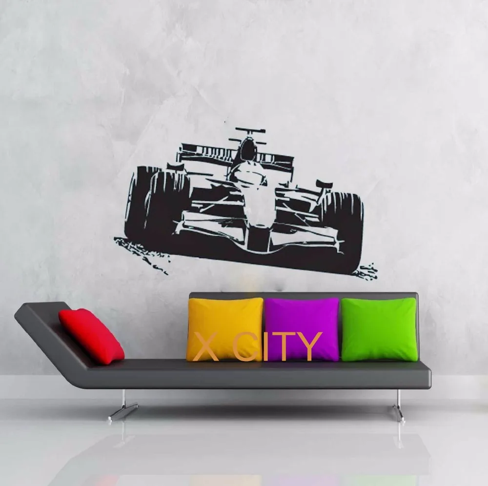 29 дизайнов Спортивная автомобильная гоночная скоростная наклейка F1 для