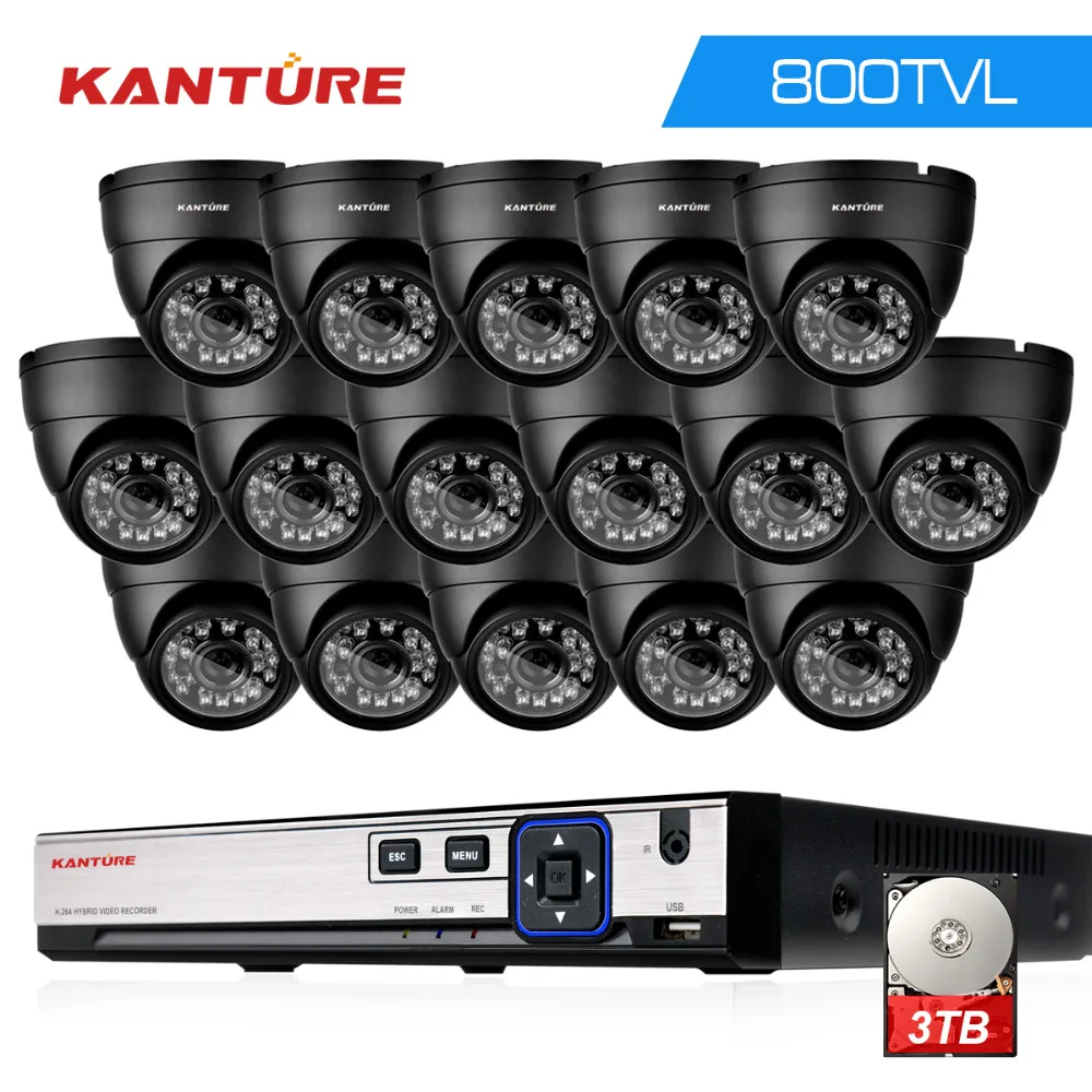 16 канальный AHD HDMI 1080 P dvr системы шт. CMOS 800TVL в/Открытый безопасности камеры скрытого