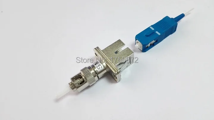 ST папа SC Женский Гибридный волоконно оптический адаптер конвертер Разъем SM 9/125 UPC