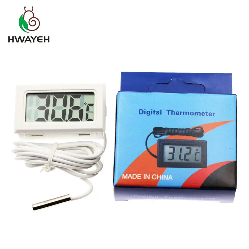 LCD Digital Thermometer for Freezer Temperature-50~110 degree Refrigerator Fridge Thermometer