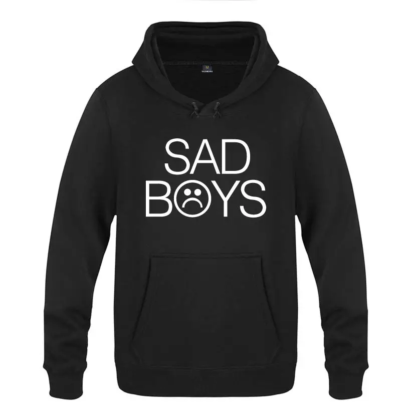 Sad Boys YUNG рок толстовки для любителей музыки Для мужчин 2018 с капюшоном флисовый