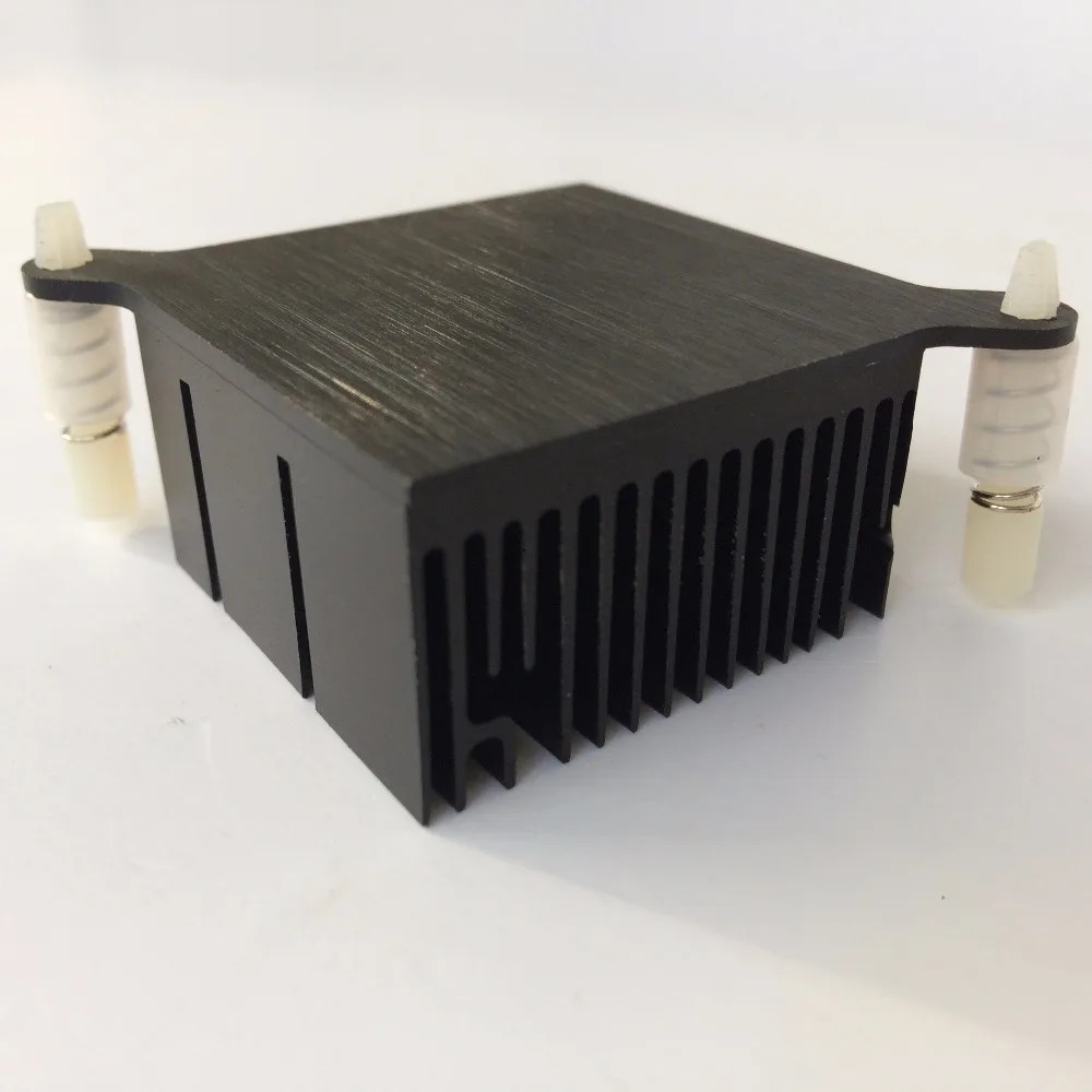 2 шт./лот 40x40x20 мм алюминиевый радиатор для электронного чипа LED RAM Охладитель