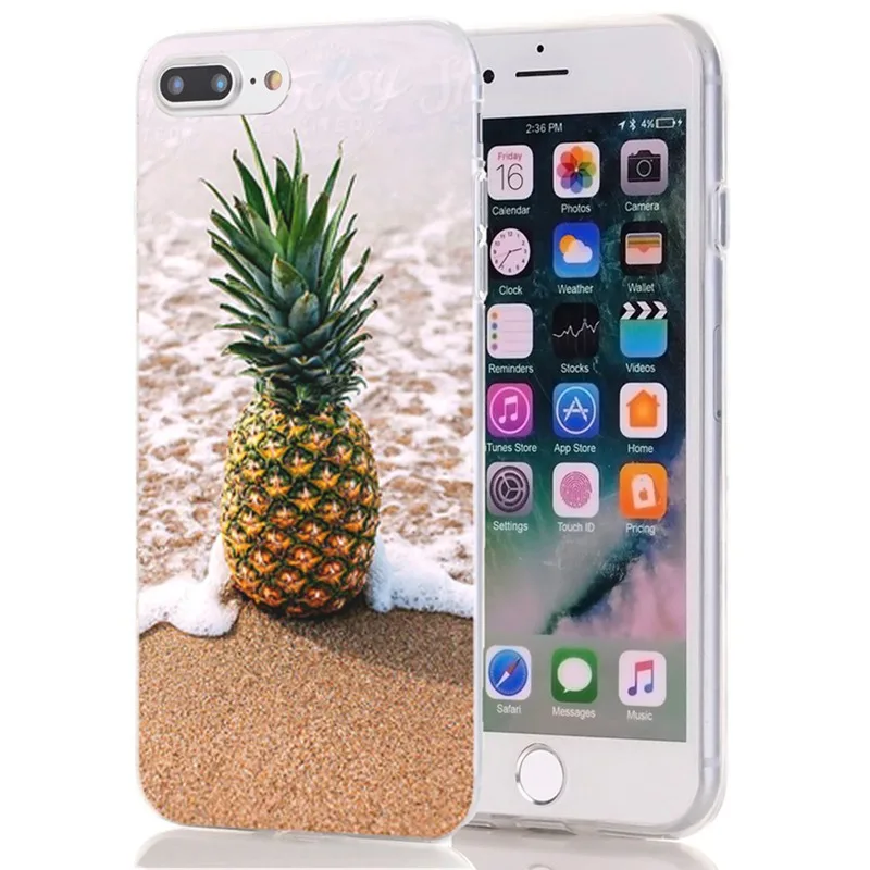 Роскошные чехлы для телефонов с цветочным узором iPhone 6 6s 7 8 4 &quot мягкий чехол из