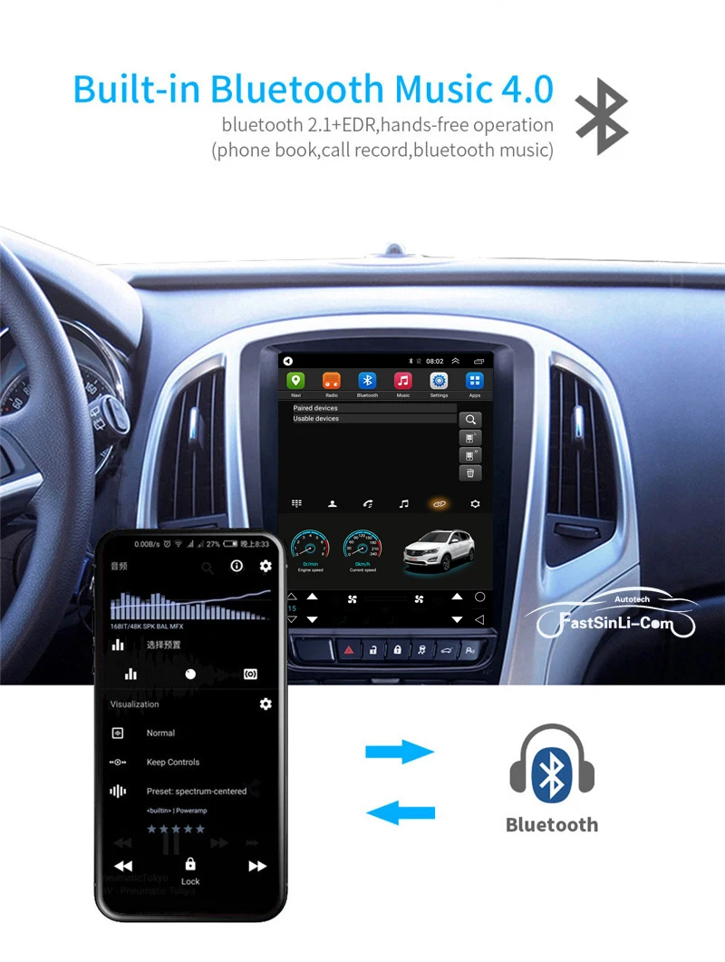 64 ГБ Автомобильный Android 8,1 мультимедийный плеер для Opel Astra J Vauxhall Astra Buick Verano gps вертикальный экран