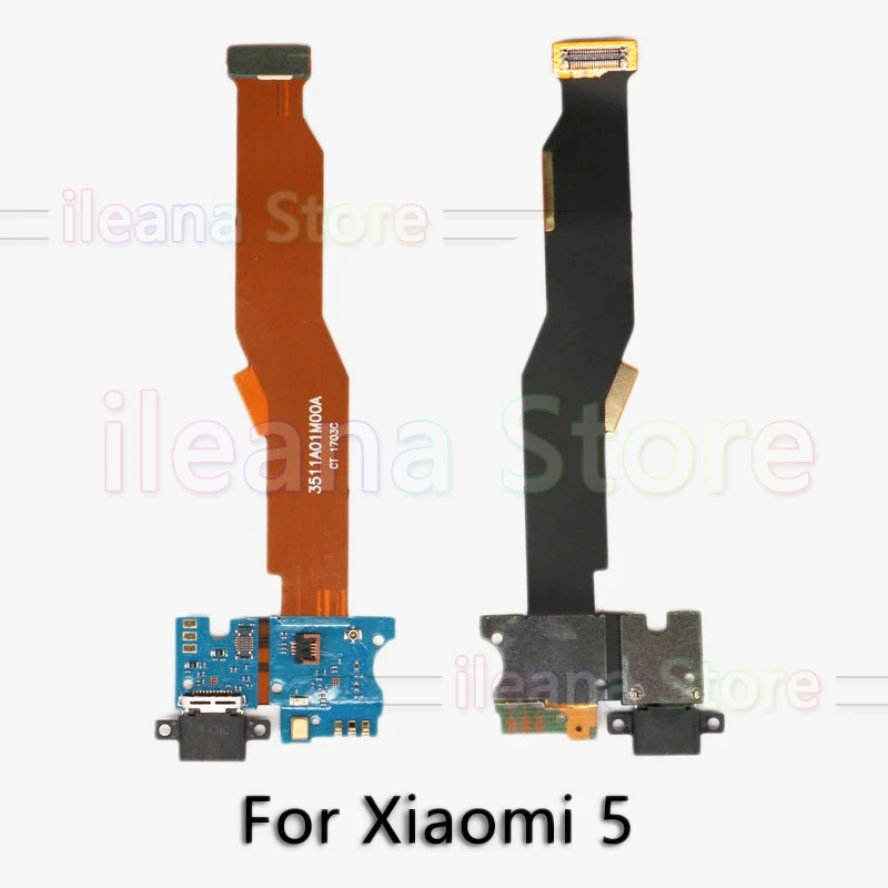 Mi 5 USB разъем порт док-станция для зарядки гибкий кабель для Xiaomi mi 5 5c 5x 5S Plus оригинальная печатная плата зарядного устройства