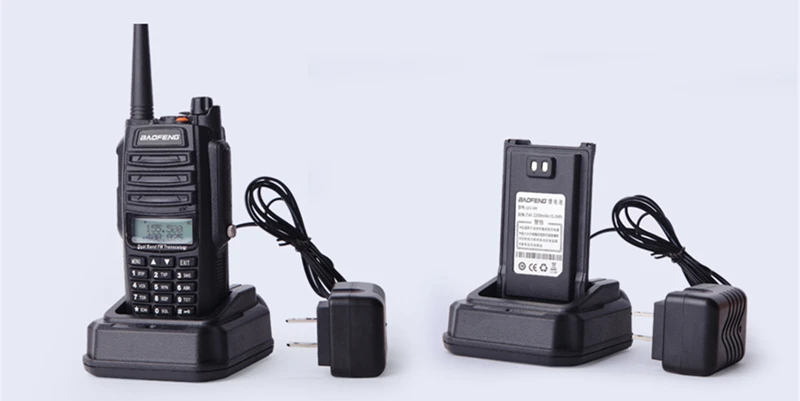 2 шт. Baofeng IP67 UV-9R Walkie Talkie Водонепроницаемый 10 км Dual Band UV9R двухстороннее радиолюбителей морской домофон Водонепроницаемая рация