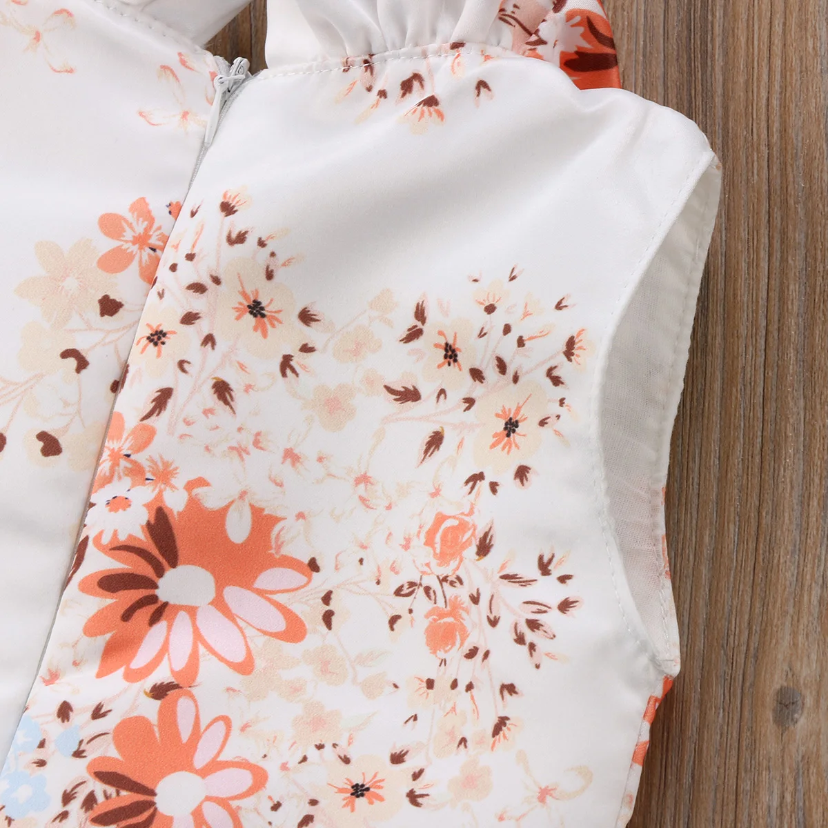2018 Simple style Toddler Kids Baby Girls Princess Sleeveless Yellow Floral Dress Party Clothes Summer 0-6T | Детская одежда и