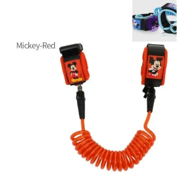 Disney Мумия сумка для женщин Многофункциональный подгузник ребенок USB бутылка изоляция мешок для беременных большой емкости пеленки рюкзак розовый - Цвет: anti-lost rope 1.8m