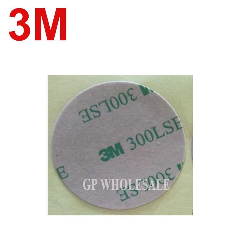 

Diameter 38.4mm Circle 3M 300LSE 9495LE Double sided Adhesive tape Round, Clear, 0.17mm thick, 50pcs/lot