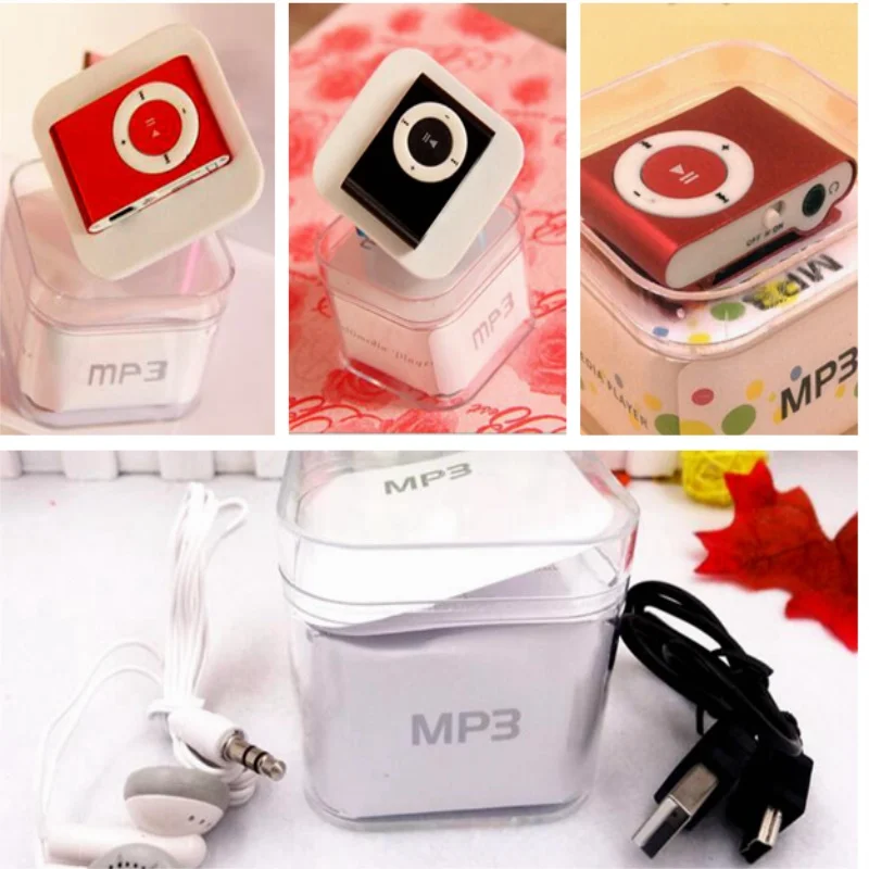 4 ГБ коробка для карт памяти Mp3 плеер мини Mp3 Mususic плеер Micro TF слот для карт USB MP3 S порт плеер USB порт с наушниками