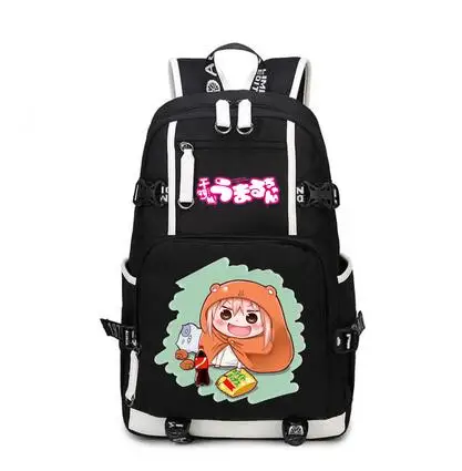 Высокое качество аниме Himouto! Умару-Чан повседневный нейлоновый рюкзак унисекс