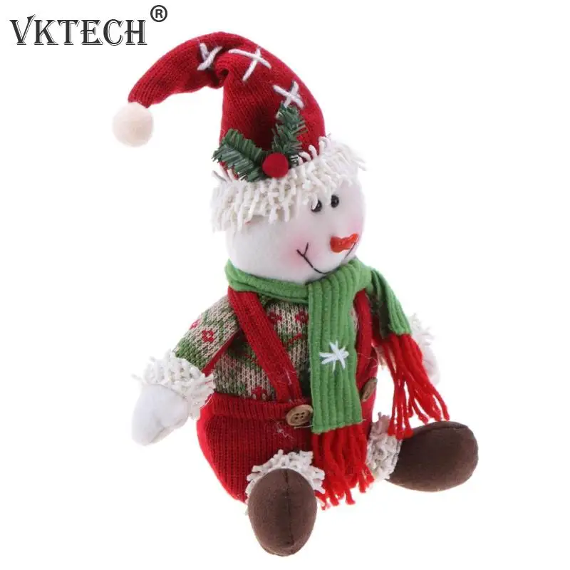 Санта-Клаус, снеговик, олень, кукла, рождественские украшения, подвеска, Рождественское украшение для дома, новогодние подарки, детские игрушки - Цвет: 03