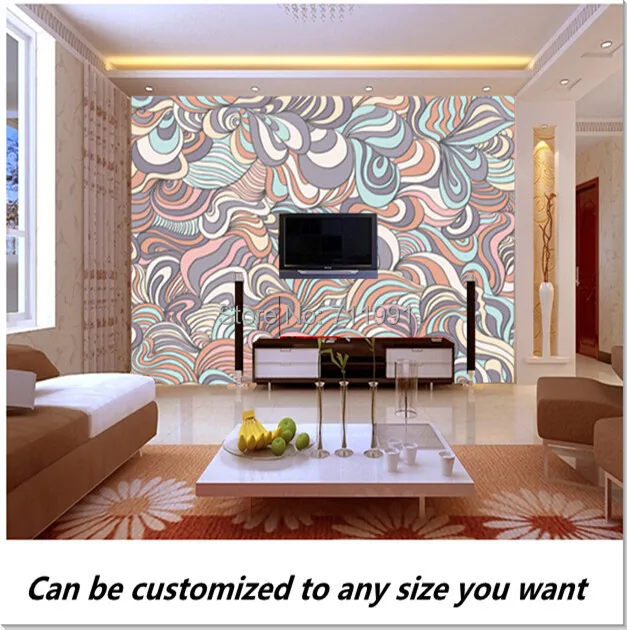 Бесплатная доставка пользовательский 3D передвижной узор в красочных пастельных