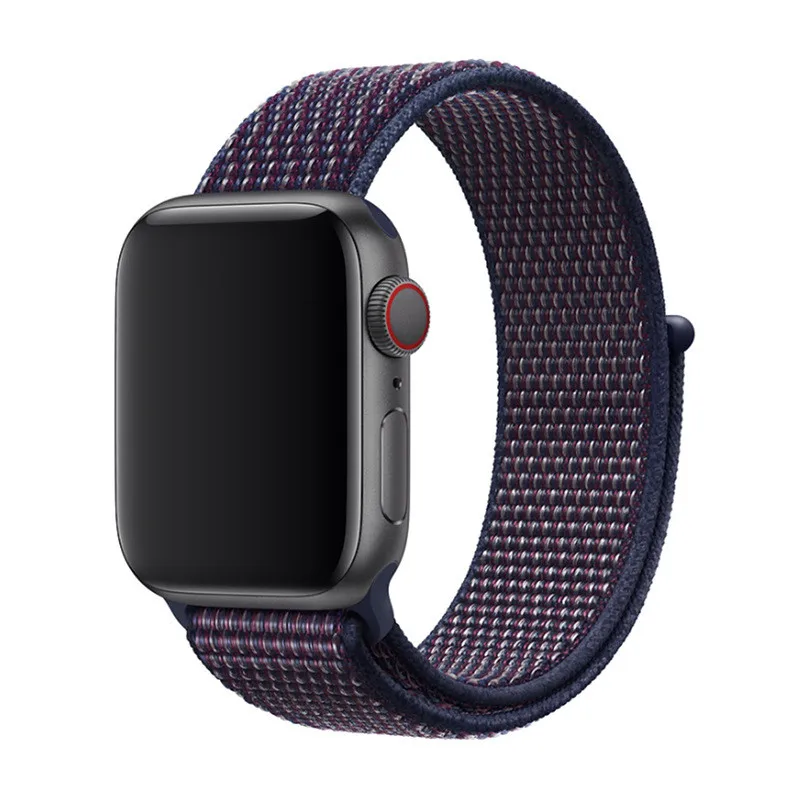 Нейлоновый ремешок для Apple Watch 40 мм 38 мм браслет для Apple Watch Series 4 44 мм ремешок для Apple Watch Band 42 мм