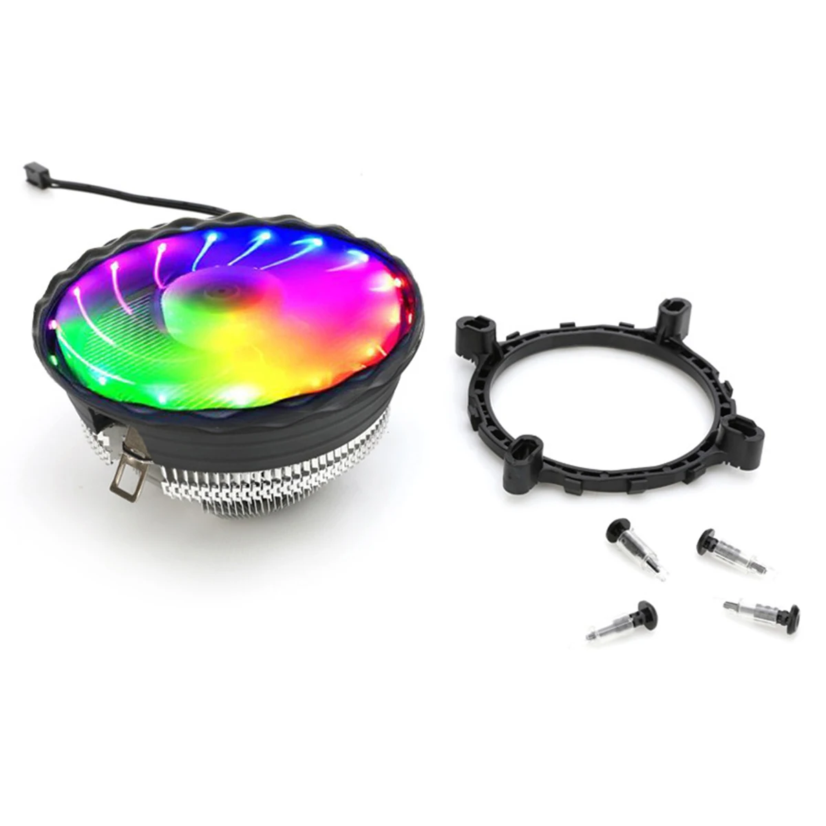 3-контактный универсальный компьютер Процессор охлаждающий вентилятор кулер для Intel 775/1150/1151/1155/1156/1366 AMD компьютерные вентиляторы охлаждения вентилятор Cooler