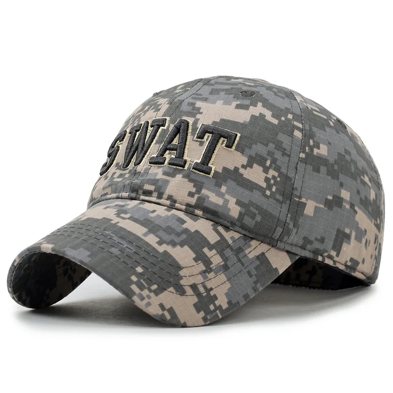 Мужская Бейсболка Военная армейская Кепка SWAT Snapback камуфляжная кепка для