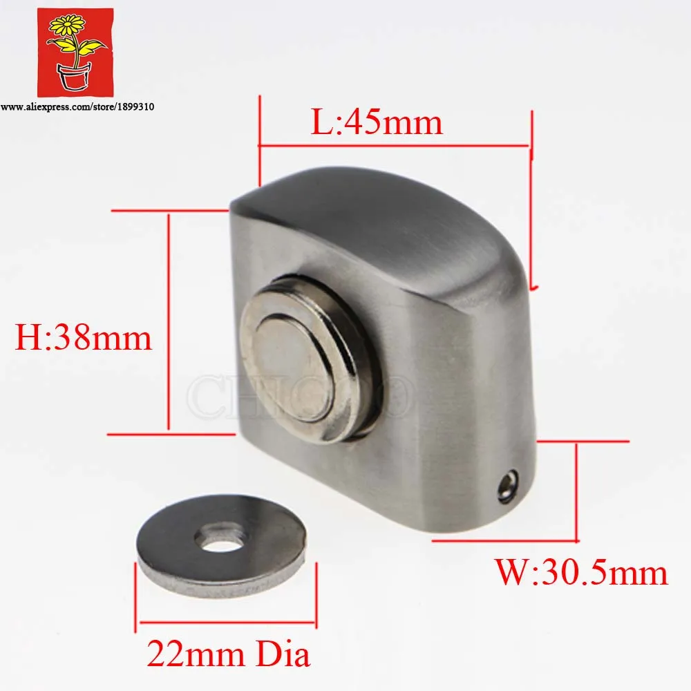 Магнитная дверная пробка из нержавеющей стали 304 напольные магнитные дверные