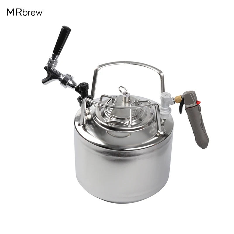 Набор для домашнего пивоварения 6 л с шариковым замком|steel beer keg|co2 kegstainless steel keg |
