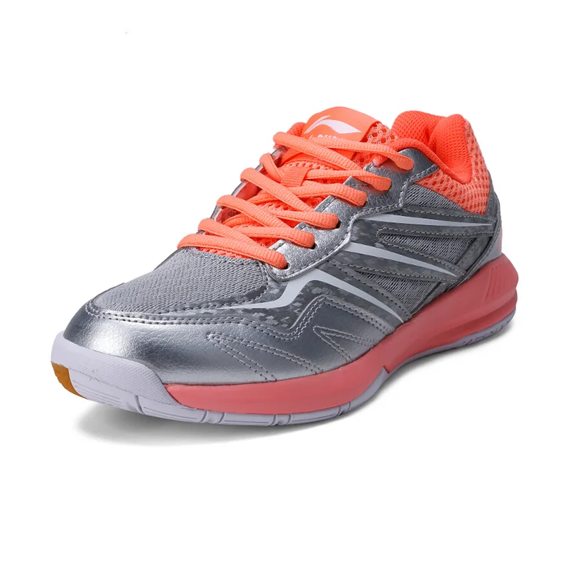 Li-Ning/Женская тренировочная обувь POSEIDON для бадминтона; нескользящий светильник; спортивная обувь с подкладкой; удобные кроссовки; AYTN044 SJFM18