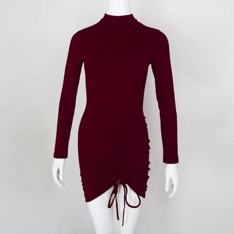 Zmvkgsoa Лидер продаж Для женщин Тощий Bodycon сексуальное платье клуба с длинным