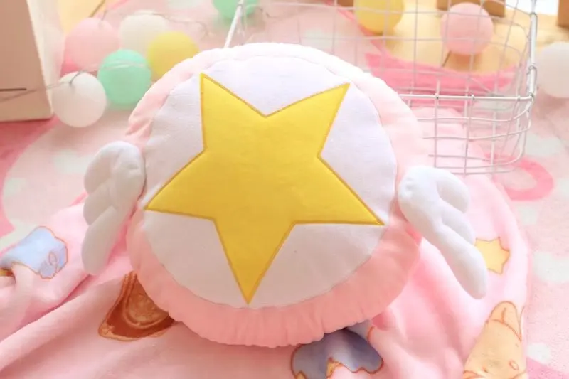 30 см Cardcaptor Магия сакуры палочка Супер Kawaii плюшевая подушка с отдыхом офис Полезная подстилка-подушка Коралловая мягкая креативная кукла