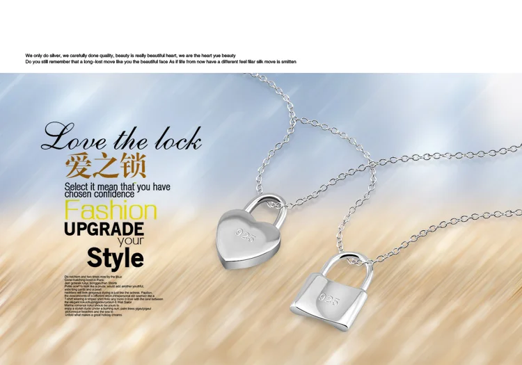 Модные простые серебряные ювелирные изделия 100% твердые 925 Серебряная подвеска