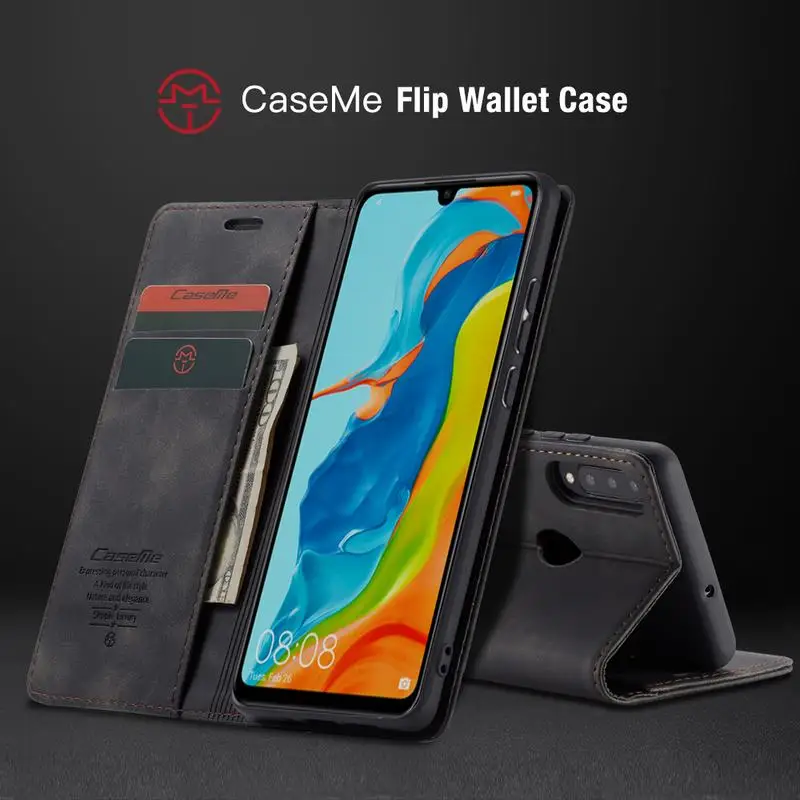 Кожаный чехол для huawei P30 Lite Pro, чехол с магнитной застежкой, Роскошный Матовый кошелек, сумка для телефона huawei P 30 p30lite p30pro Coque
